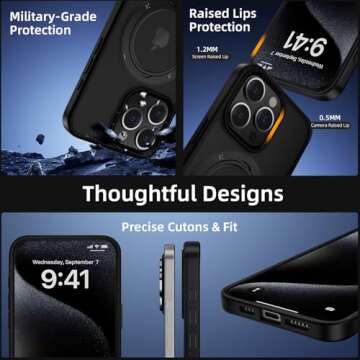 X-level 360° Magnetic Ring Case for iPhone 15 Pro Max