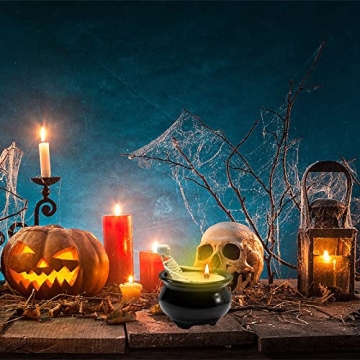 Halloween Skeleton Candle Decoration for Spooky Atmosphere