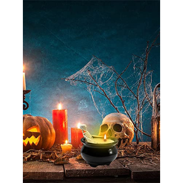 Halloween Skeleton Candle Decoration for Spooky Atmosphere
