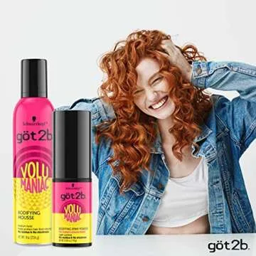 Got2b Volumaniac Bodifying Hair Mousse, 8 oz