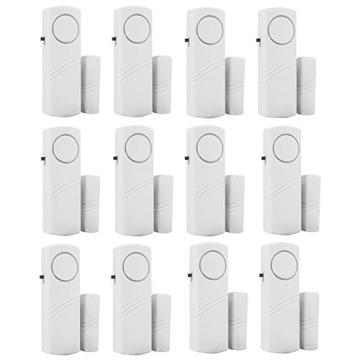 Door Window Alarm System - 12 pcs Magnetic Sensor Anti-Theft Home Security