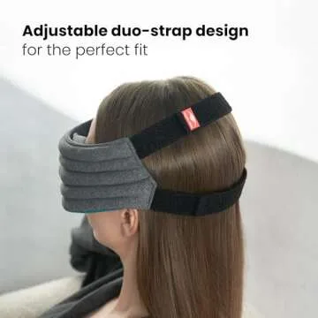 Manta Weighted Sleep Mask – 100% Blackout Weighted Eye Mask for Sleeping, Weighted Eye Mask for Women and Men, Sleep Mask Blackout