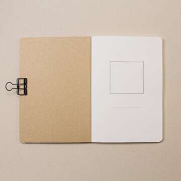 Goldleaf Blank Journal: Minimalist College Ruled A5 Notebook, Perforated Pages, Lay Flat Design, Cla...