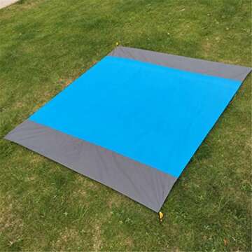 Eastjing Sand Free Beach Blanket for Camping & Travel