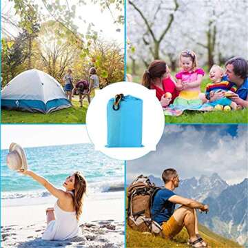 Eastjing Sand Free Beach Blanket for Camping & Travel