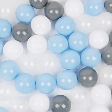 WINTECY Pack of 100 Plastic Balls, 2.2 inches/5.5 cm, BPA Free Pit Balls Crush Proof Ocean Balls Pht...