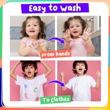 Chalkola 8 Washable Dot Markers for Toddlers 1-3 | with 20 Page Coloring Activity Book Kit, Bingo Daubers | Preschool Paint Dot Art Set - Toddler Arts and Crafts Supplies for Kids Ages 2-4 Years Old