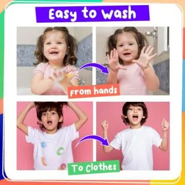 Chalkola 8 Washable Dot Markers for Toddlers 1-3 | with 20 Page Coloring Activity Book Kit, Bingo Daubers | Preschool Paint Dot Art Set - Toddler Arts and Crafts Supplies for Kids Ages 2-4 Years Old