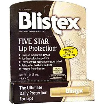 Blistex Five Star Lip Protection Balm – SPF 30 Moisturizing Care