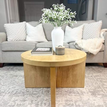 Laurel&Vine 12" Tall White Ceramic Vase with Stems