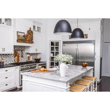 Laurel&Vine 12" Tall White Ceramic Vase with Stems