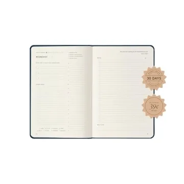 Full Focus Navy Linen Planner to Enhance Your Productivity