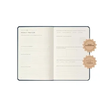 Full Focus Navy Linen Planner to Enhance Your Productivity
