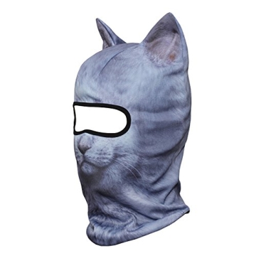 WTACTFUL 3D Animal Ears Balaclava for Fun and Fashion