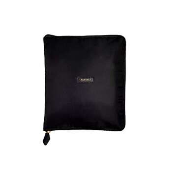 Lightweight Foldable Duffle Bag for Travel in Derby Black