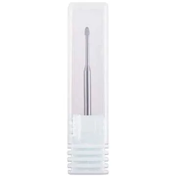 PANA 3/32" Cuticle Clean Nail Carbide Bit for Professional, Nail Salon, Nail Trimmer, Under Nail Cleaner, Electric Drill Machine, Manicure Tools (Silver-Snake Head, Medium)