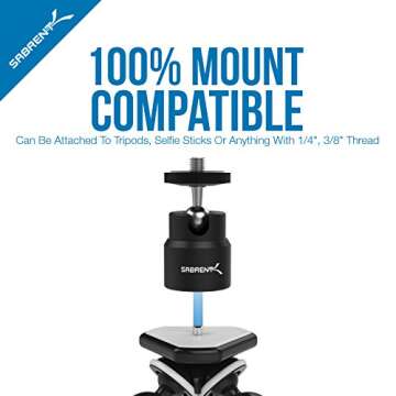 Buy SABRENT Flexible Tripod with Ball Head for Any Camera