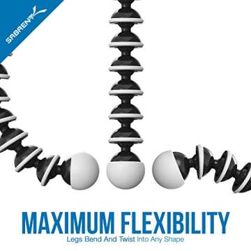 Buy SABRENT Flexible Tripod with Ball Head for Any Camera