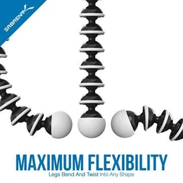 Buy SABRENT Flexible Tripod with Ball Head for Any Camera