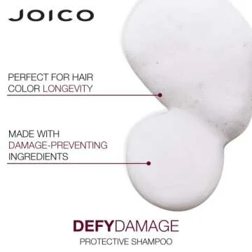 Joico Defy Damage Protective Shampoo & Conditioner Set | Preserve Hair Color | For Bond Strengthening & Color Longevity