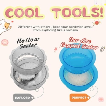 HiYZ Sandwich Cutter and Sealer for Creative Kids Meals