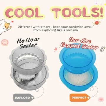 HiYZ Sandwich Cutter and Sealer for Creative Kids Meals