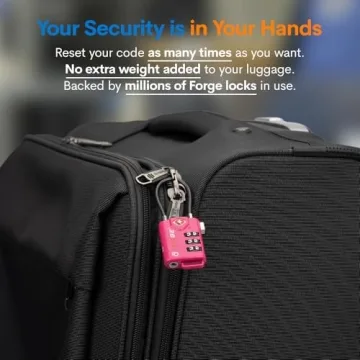 TSA Approved Combination Luggage Locks for Travel