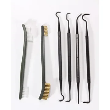 Lyman 6 Piece Gun Cleaning Kit Brass/Nylon Tools for Firearms
