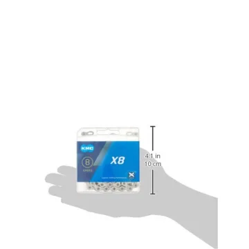 KMC X8 8-Speed Bike Chain for Shimano, SRAM, Campagnolo