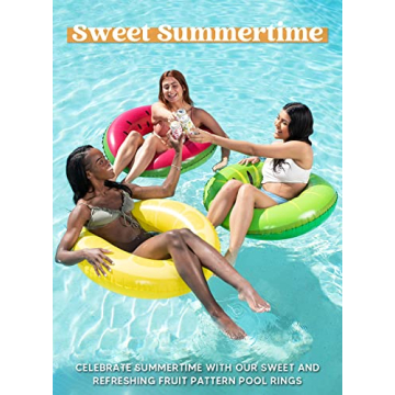 JOYIN Inflatable Swim Tube Raft Bundle for Summer Fun