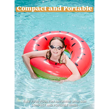 JOYIN Inflatable Swim Tube Raft Bundle for Summer Fun