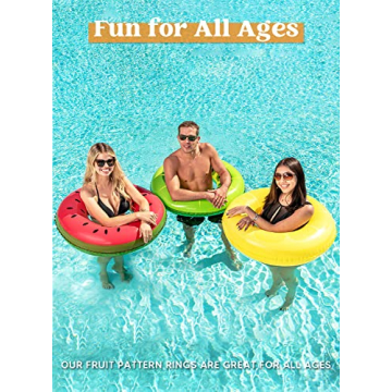 JOYIN Inflatable Swim Tube Raft Bundle for Summer Fun