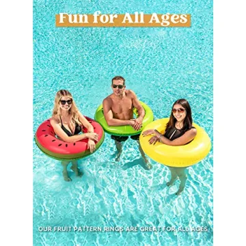 JOYIN Inflatable Swim Tube Raft Bundle for Summer Fun