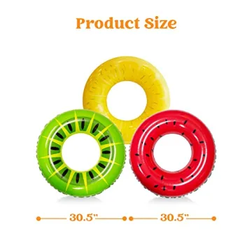 JOYIN Inflatable Swim Tube Raft Bundle for Summer Fun