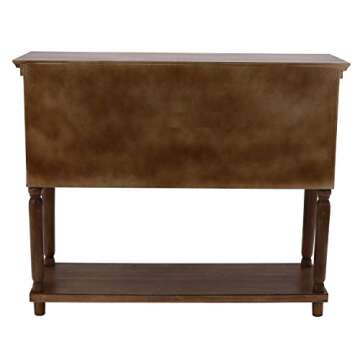 Stylish Decor Therapy Console Table Brown Natural Wood