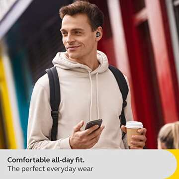 Jabra Elite 4 True Wireless Earbuds - Active Noise Cancelling Headphones - Discreet & Comfortable Bl...
