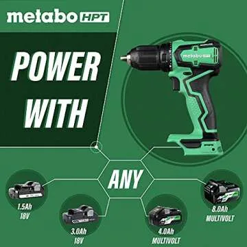 Metabo HPT DS18DDX Cordless Drill with Lifetime Warranty