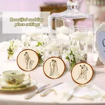 5ARTH 20 Pcs Natural Wood Slices for Crafting DIY Projects