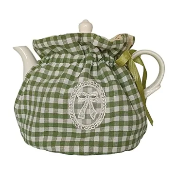 Tea Pot Cozies, Cotton Vintage Floral Teapot Dust Cover Tea Cosy, Kitchen Home Decorative Tea Pots C...