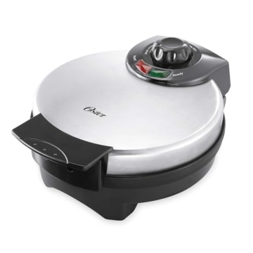 Oster Belgian Waffle Maker - Durable Non-stick Plates and Adjustable Temperature Control