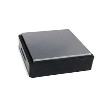 Steel and Rubber Block 4" Double Sided Combination Metal Working Anvil Bench Tools