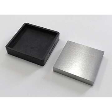 Steel and Rubber Block 4" Double Sided Combination Metal Working Anvil Bench Tools