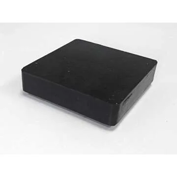 Steel and Rubber Block 4" Double Sided Combination Metal Working Anvil Bench Tools
