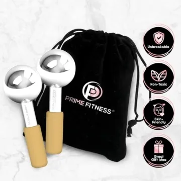 Ice Globes for Facials - Unbreakable Steel Roller
