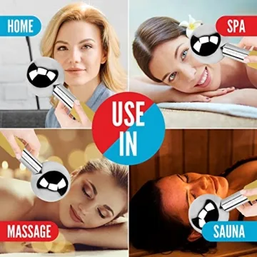 Ice Globes for Facials - Unbreakable Steel Roller