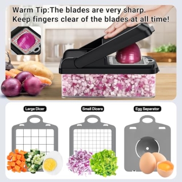 SpaceHacks 12-in-1 Vegetable Chopper for Easy Cooking