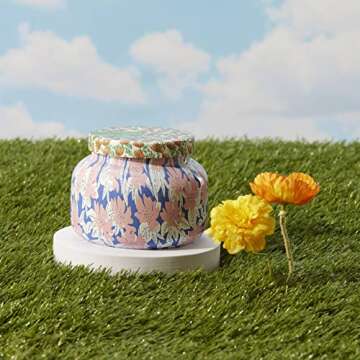 Capri Blue Volcano Candle - Pattern Play Signature Glass Jar Candle - Luxury Candle - Long Lasting C...