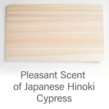 Japanese Hinoki Cutting Board - Medium Natural Wood Durable