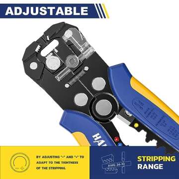 Haisstronica Self-Adjusting Wire Stripper for 10-24 AWG