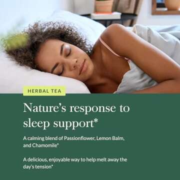 Gaia Herbs Sleep & Relax Tea - Herbal Calm for Sleep